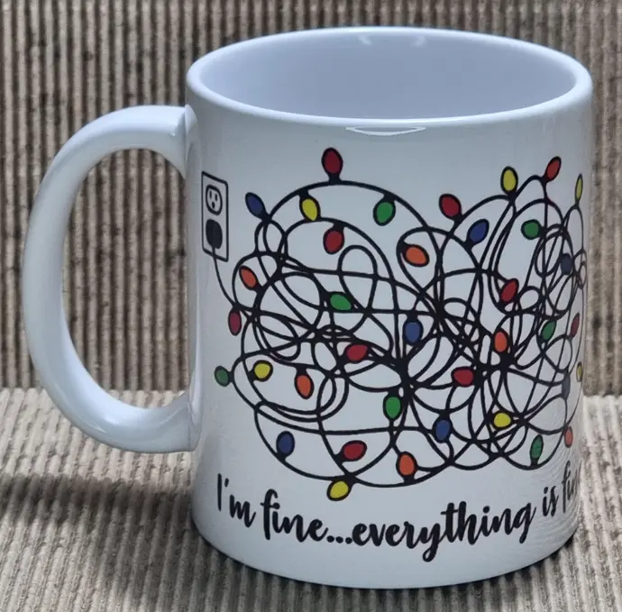 Custom Sublimation Mug Half Print