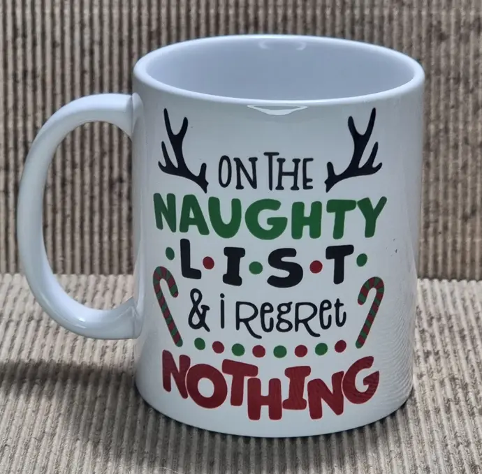 Custom Sublimation Mug Half Print